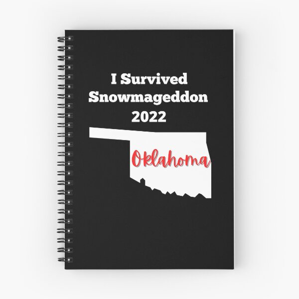 Item preview, I Survived Snowmageddon 2022 with State Of Oklahoma designed and sold by Peter Stawicki.