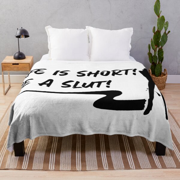 Item preview, Life is Short! Be a Slut! Swinger Lifestyle Design designed and sold by swingersshop.