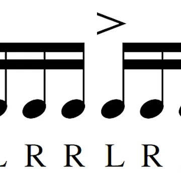 Artwork thumbnail, Double Paradiddle - Rudiment Sticker by rudimentrepub