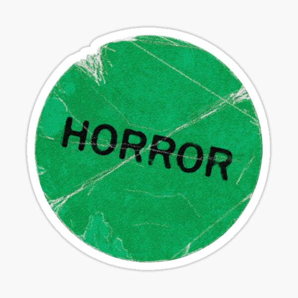 Horror VHS Sticker