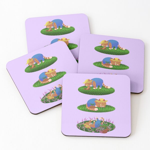 Item preview, farmer cat planting montage designed and sold by Midnight-Magpie.