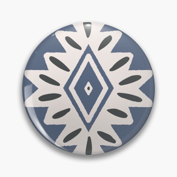 Item preview, abstract aztec geometric - navy blue designed and sold by Chelsea Jay.