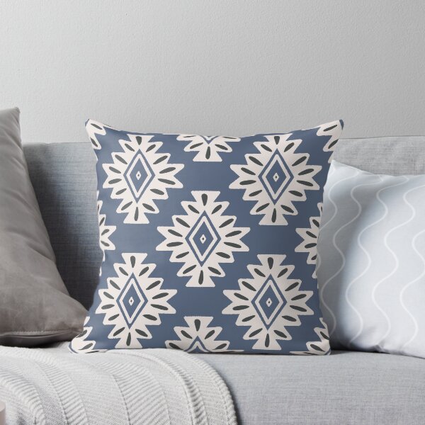 Item preview, abstract aztec geometric - navy blue designed and sold by Chelsea Jay.