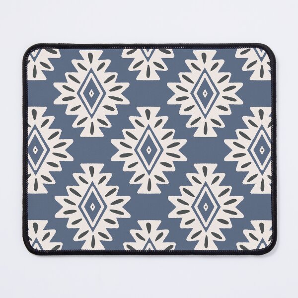 Item preview, abstract aztec geometric - navy blue designed and sold by Chelsea Jay.