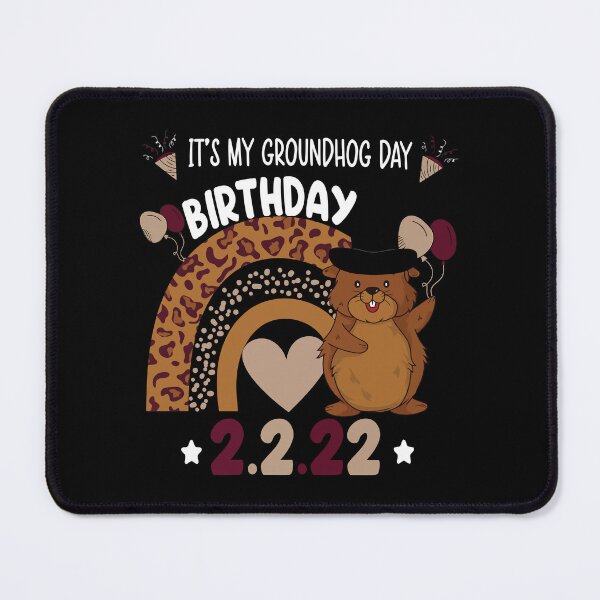 Item preview, It's My Groundhog Day Birthday 2.2.22 woodchuck Feb 2nd 22 designed and sold by ecomdesign.