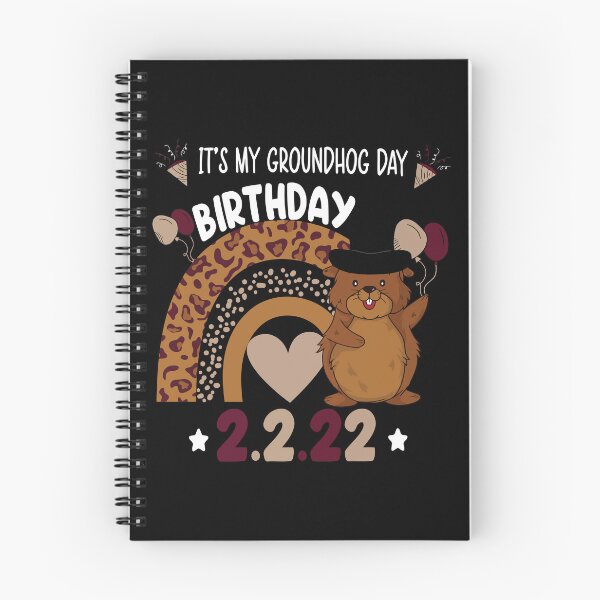 Item preview, It's My Groundhog Day Birthday 2.2.22 woodchuck Feb 2nd 22 designed and sold by ecomdesign.