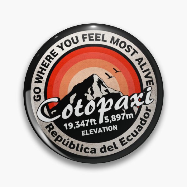 Item preview, Cotopaxi, Latacunga, Ecuador, Retro designed and sold by mountainfad.