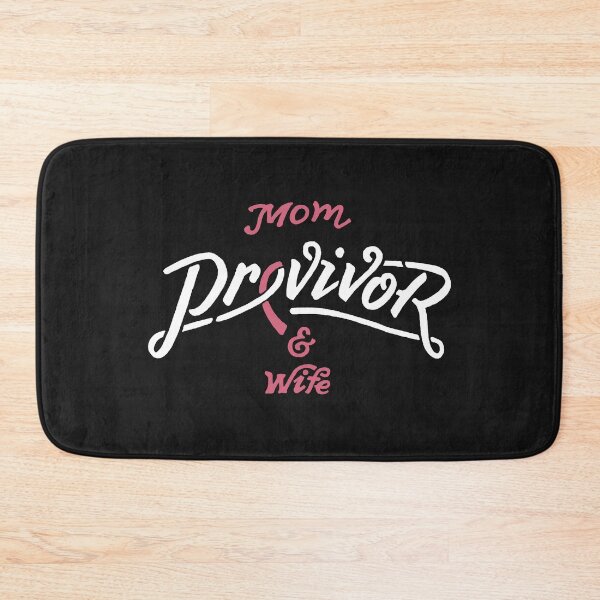 Item preview, Previvor Gift with Breast Cancer Ribbon, Mental Health Help. Cancer Warrior & Fighter designed and sold by PaulLesser.