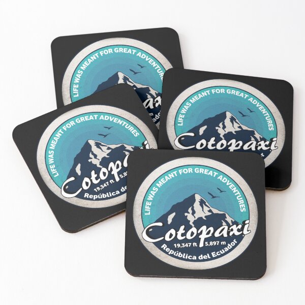 Item preview, Cotopaxi, Latacunga, Ecuador, Retro designed and sold by mountainfad.