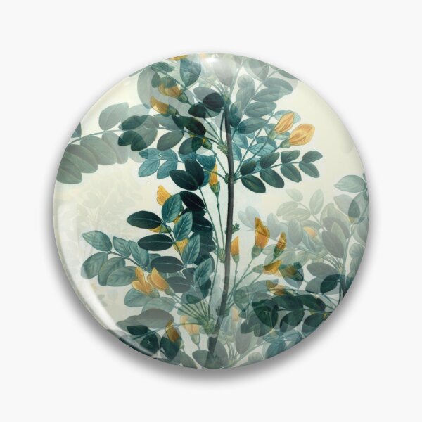 Item preview, Retro flowers leaves designed and sold by BlackBerryCute.