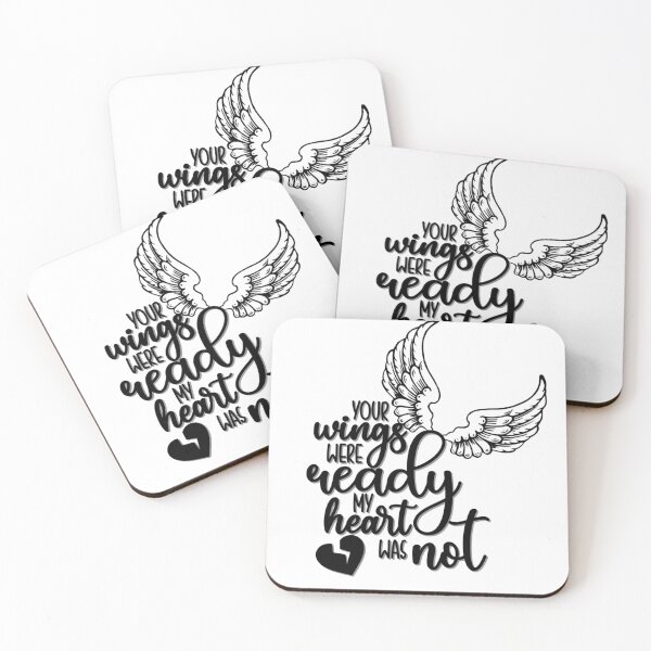 Item preview, Your Wings Were Ready, My Heart Was Not | Memorial Sticker | Loss Awareness | Loved One | Pet | Rest In Peace | Angel Wings | Broken Heart designed and sold by Healing Haven.