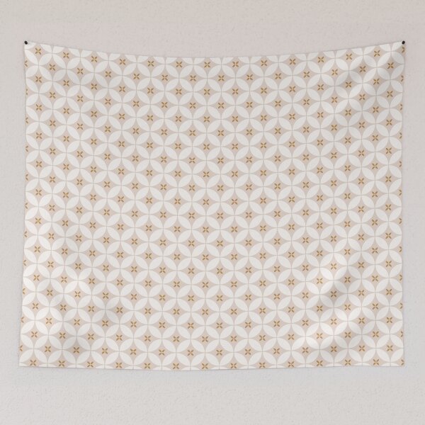 Item preview, minimal moroccan tiles blush and gold designed and sold by Chelsea Jay.