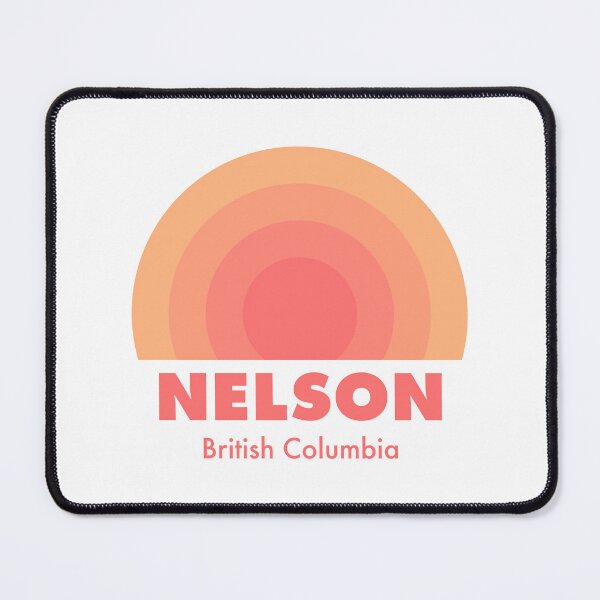 Item preview, Nelson British Columbia Retro Rainbow Badge Orange designed and sold by modeoftravel.
