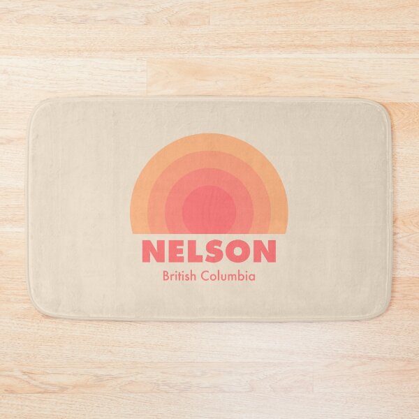 Item preview, Nelson British Columbia Retro Rainbow Badge Orange designed and sold by modeoftravel.
