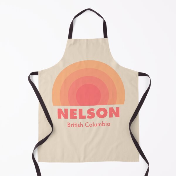 Item preview, Nelson British Columbia Retro Rainbow Badge Orange designed and sold by modeoftravel.