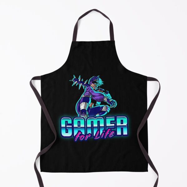 Item preview, Gamer for Life with Retro Futuristic Warrior designed and sold by PRIVARSHU.