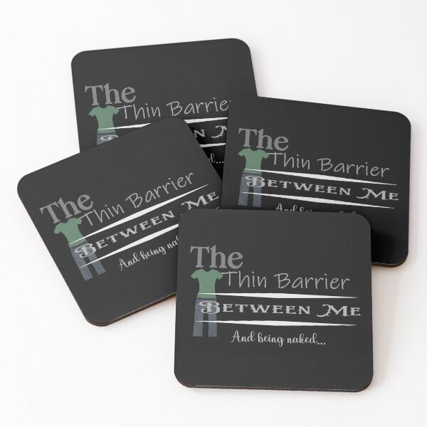 Item preview, The thin barrier between me and being naked women's Image designed and sold by Hexxyl.