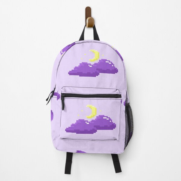 Item preview, Aesthetic Pixel Moon and Purple Clouds designed and sold by Cre8iveCat.