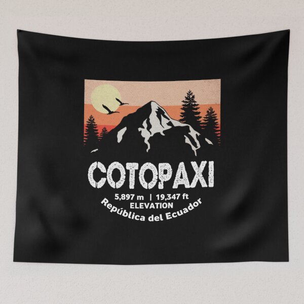 Item preview, Cotopaxi, Ecuador Retro designed and sold by mountainfad.