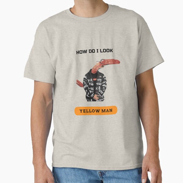 Item preview, How Do I Look Yellow Man Smiling Friends  designed and sold by c0bera.