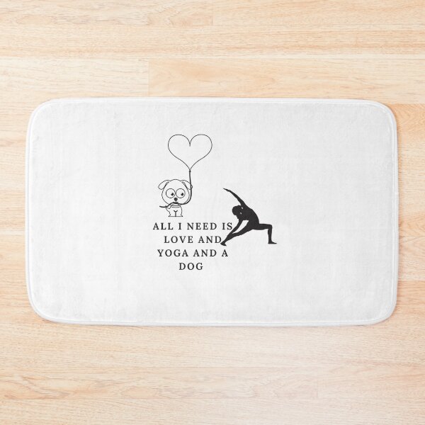 Item preview, All i need is love and yoga and a dog designed and sold by Khaila-shop.