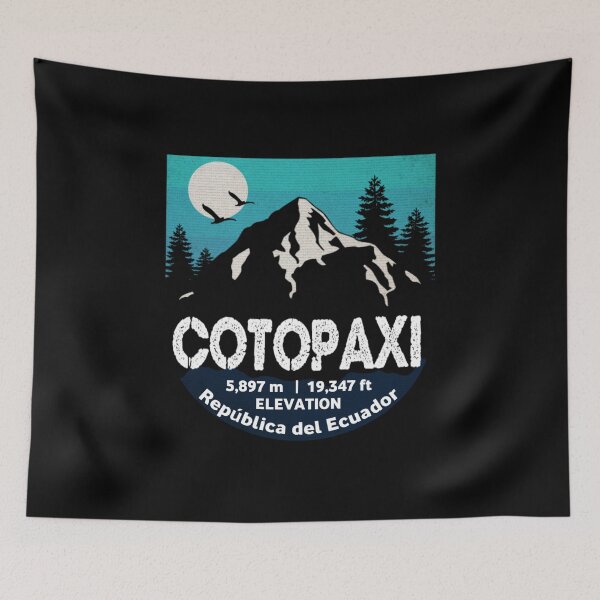 Item preview, Cotopaxi, Ecuador Retro designed and sold by mountainfad.