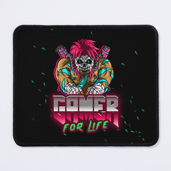 Item preview, Gamer for Life with Skull Cyborg designed and sold by PRIVARSHU.