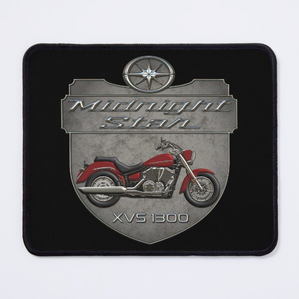 Item preview, Concrete Shield Midnight Star XVS 1300 Red designed and sold by KlaraBubble.