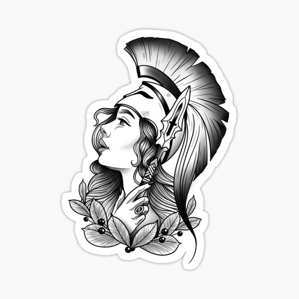 Neo Athena - Tattoo - Pin | TeePublic