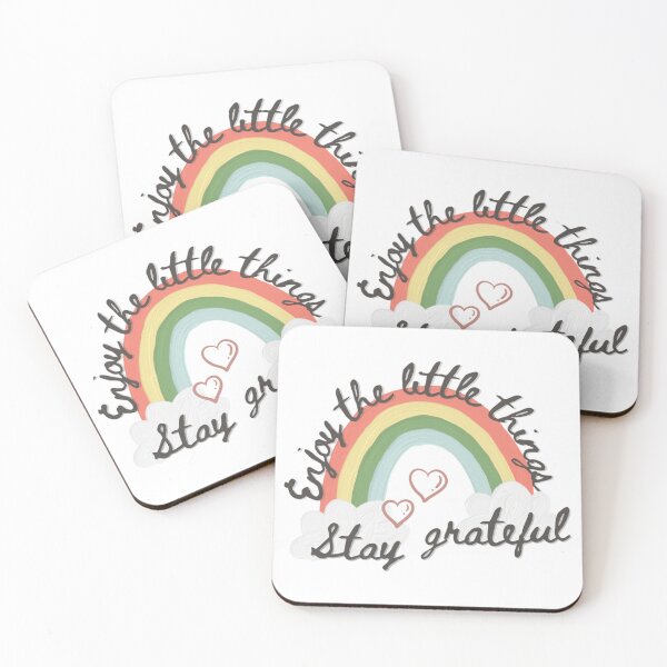 Item preview, Stay Grateful, Enjoy The Little Things designed and sold by NishiiAgrawal.