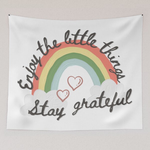 Item preview, Stay Grateful, Enjoy The Little Things designed and sold by NishiiAgrawal.
