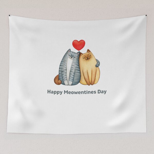 Item preview, Happy Meowentines Day designed and sold by surprise-to-me.