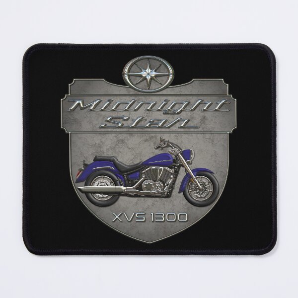 Item preview, Concrete Shield Midnight Star XVS 1300 Blue designed and sold by KlaraBubble.