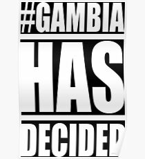 Gambia has Decided Poster