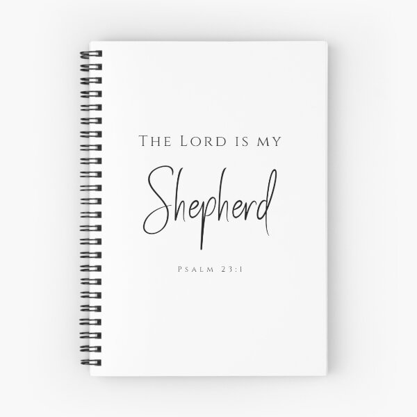 Artikelvorschau, Der Herr ist mein Hirte, Psalm 23:1, Bibelvers. entworfen und verkauft von Tiny Seed Bazaar.