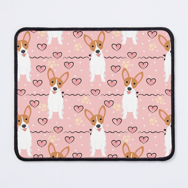 Item preview, Love Fawn and White Rat Terrier designed and sold by Lulupainting.