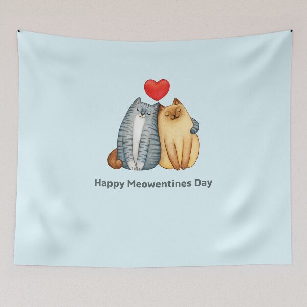 Item preview, Happy Meowentines Day designed and sold by surprise-to-me.