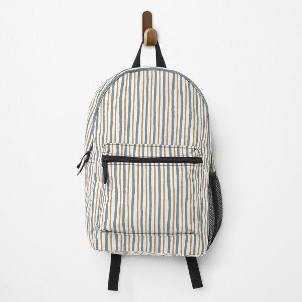 Item preview, wonky stripes blue and gold designed and sold by Chelsea Jay.