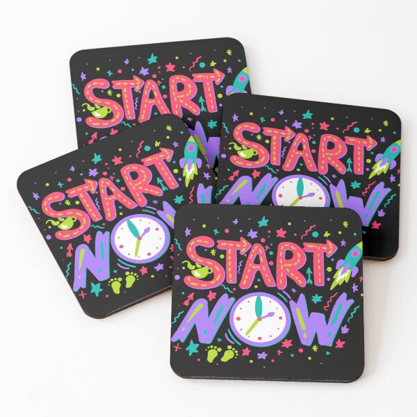 Item preview, Start Now Motivational and Inspirational Typography designed and sold by KawaiiTops.