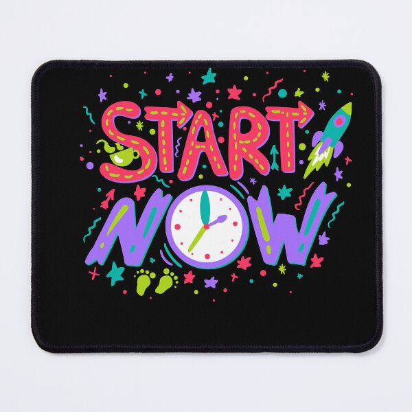 Item preview, Start Now Motivational and Inspirational Typography designed and sold by KawaiiTops.