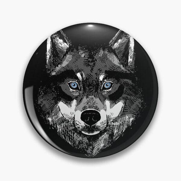 Item preview, Black Wolf with Blue Eyes 4 designed and sold by OutofFocusShop.
