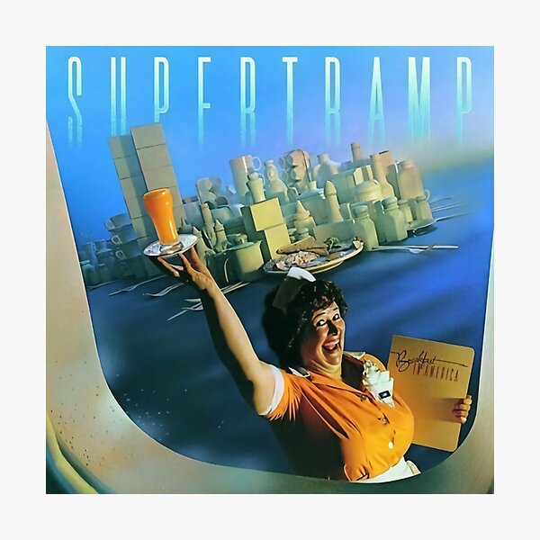 Breakfast In America By Supertramp Album Cover Sticker