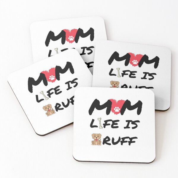 Item preview, Dog Mum Ruff Sticker designed and sold by Global  Designs.