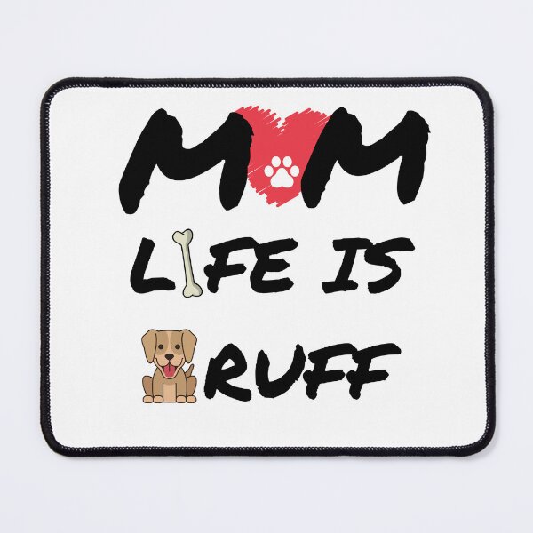 Item preview, Dog Mum Ruff Sticker designed and sold by Global Designs.