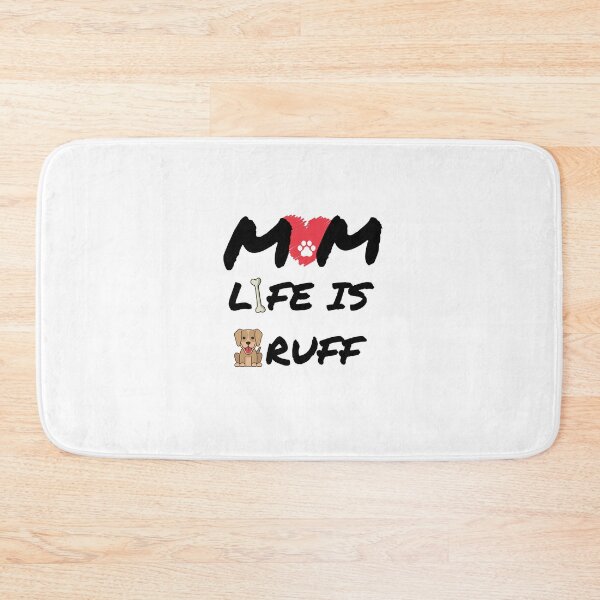 Item preview, Dog Mum Ruff Sticker designed and sold by Global  Designs.