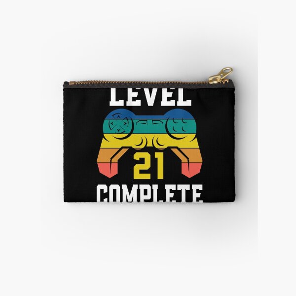 Item preview, Level 21 Complete, Retro Video Gamer 21st Birthday designed and sold by Fabvity.