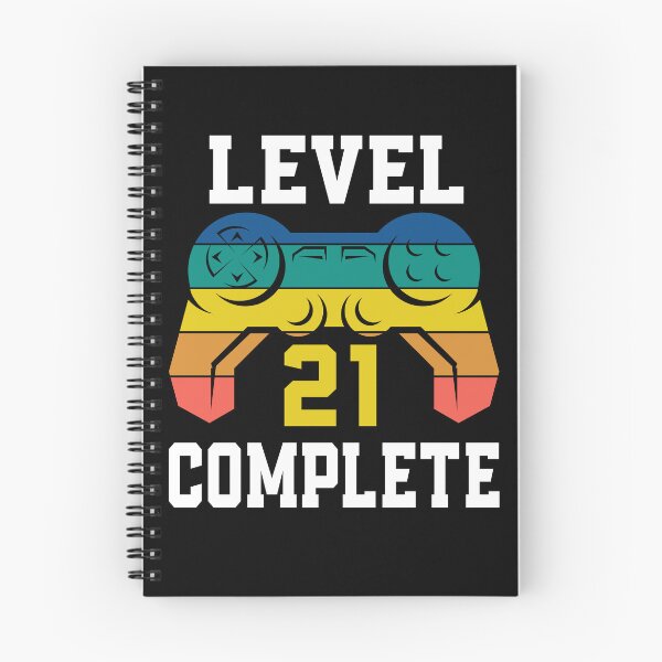 Item preview, Level 21 Complete, Retro Video Gamer 21st Birthday designed and sold by Fabvity.