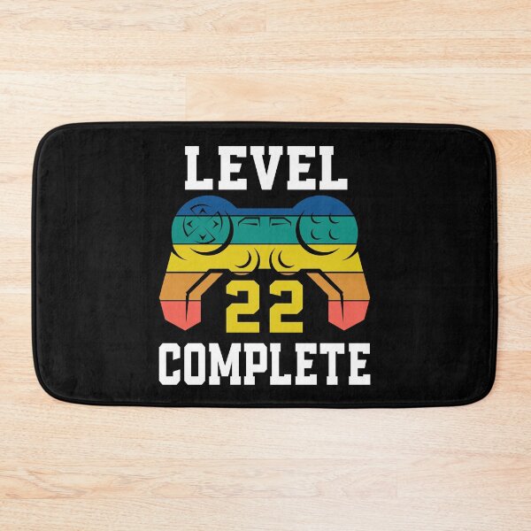 Item preview, Level 22 Complete, Retro Video Gamer 22nd Birthday designed and sold by Fabvity.