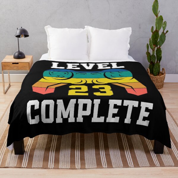Item preview, Level 23 Complete, Retro Video Gamer 23rd Birthday designed and sold by Fabvity.