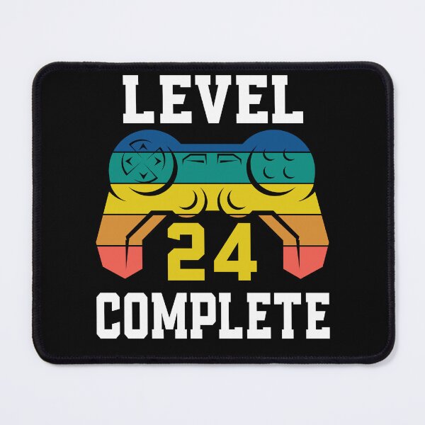 Item preview, Level 24 Complete, Retro Video Gamer 24th Birthday designed and sold by Fabvity.
